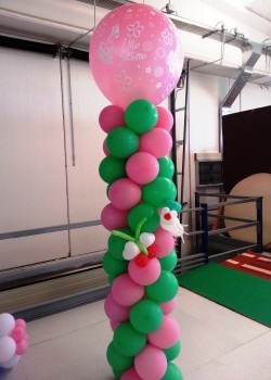 Colonna palloncini nascita con - Magici Eventi Rende